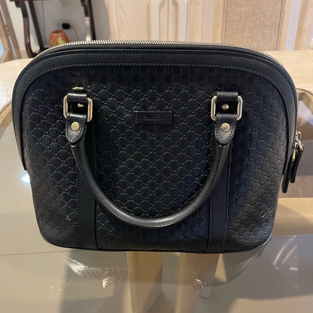 Gucci leather shoulder bag